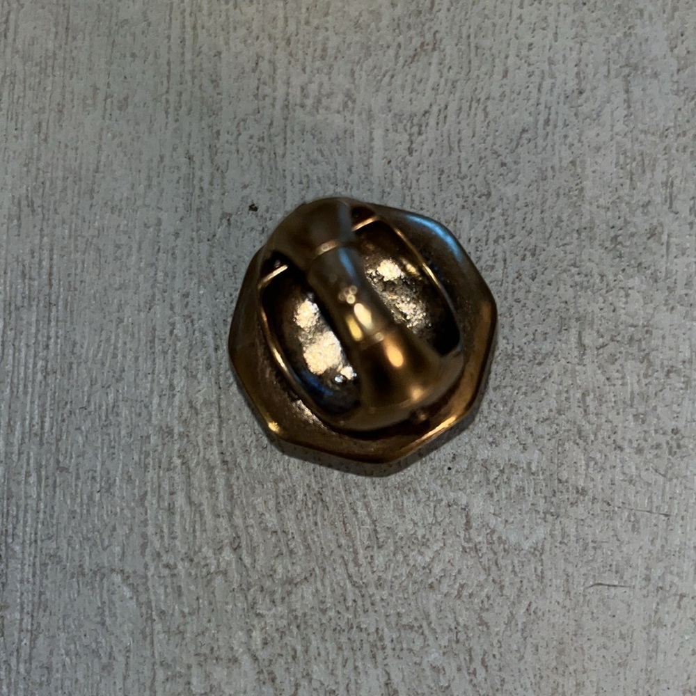Vintage Patricia Nash large blue and gold Costume Ring- adjustable band. GrCon❤️ - Picture 3 of 9